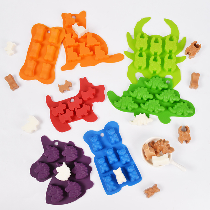 동물 곰 고양이 모양 실리콘 베이킹 몰드, 토끼 개 뼈 - Soap Making Instructions 리뷰 및 가격