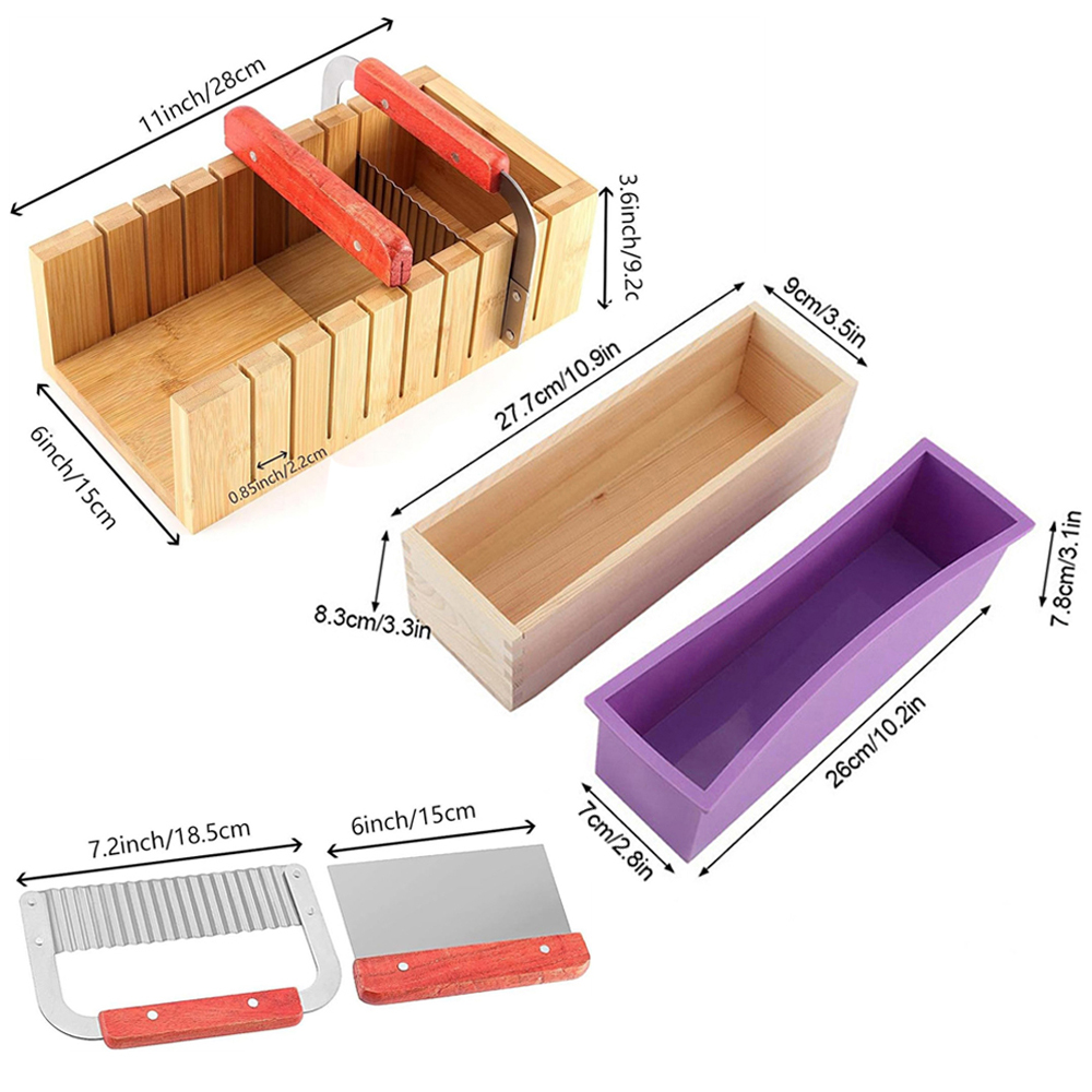 DIY 수제 비누 만들기 키트 대나무 절단 상자 및 실 - Soap Making Diy Kit 리뷰 및 가격