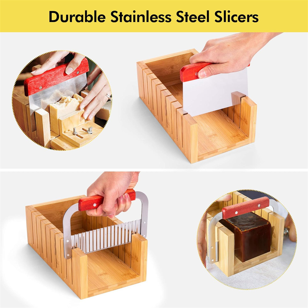 DIY 수제 비누 만들기 키트 대나무 절단 상자 및 실 - Soap Making Diy Kit 리뷰 및 가격