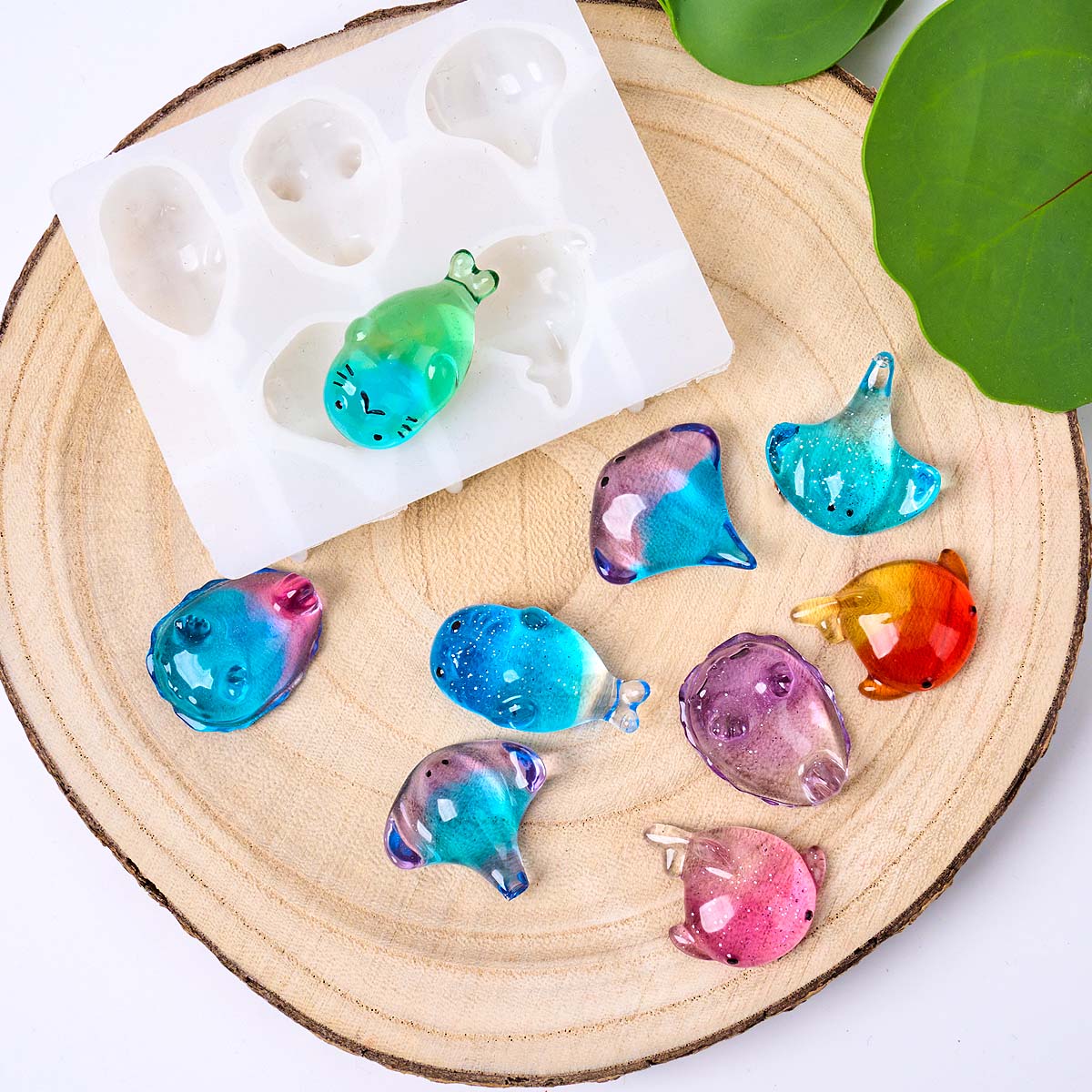 3D 힐링 귀여운 만타 가오리 실리콘 몰드 DIY 키체 - Soap Making Gifts 리뷰 및 가격
