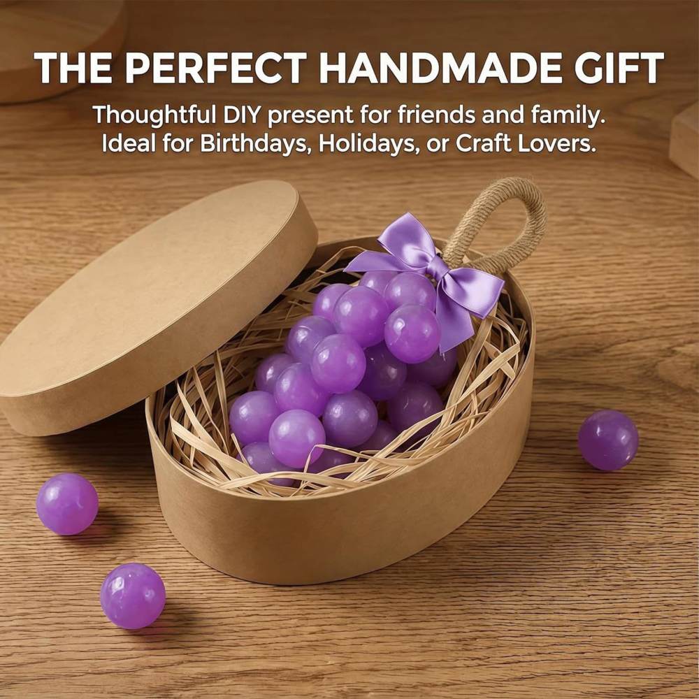 포도 모양 실리콘 비누 몰드, DIY 과일 향 캔들 제 - Soap Making Gifts 리뷰 및 가격