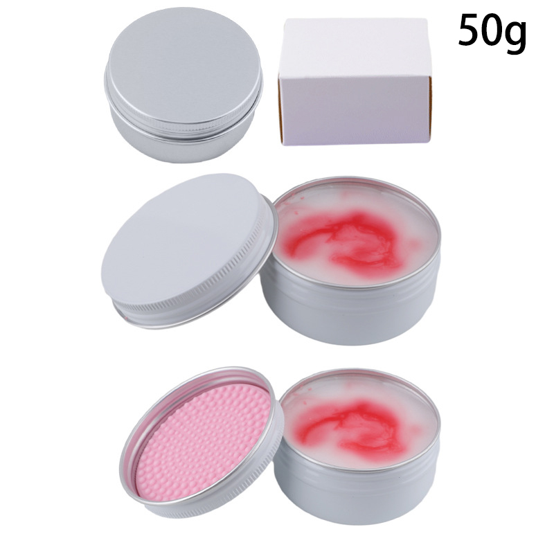 50g 꿀 복숭아 실리콘 메이크업 브러쉬 클리너 비누  - Soap Making Ins 리뷰 및 가격